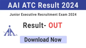 AAI JE ATC Result 2024