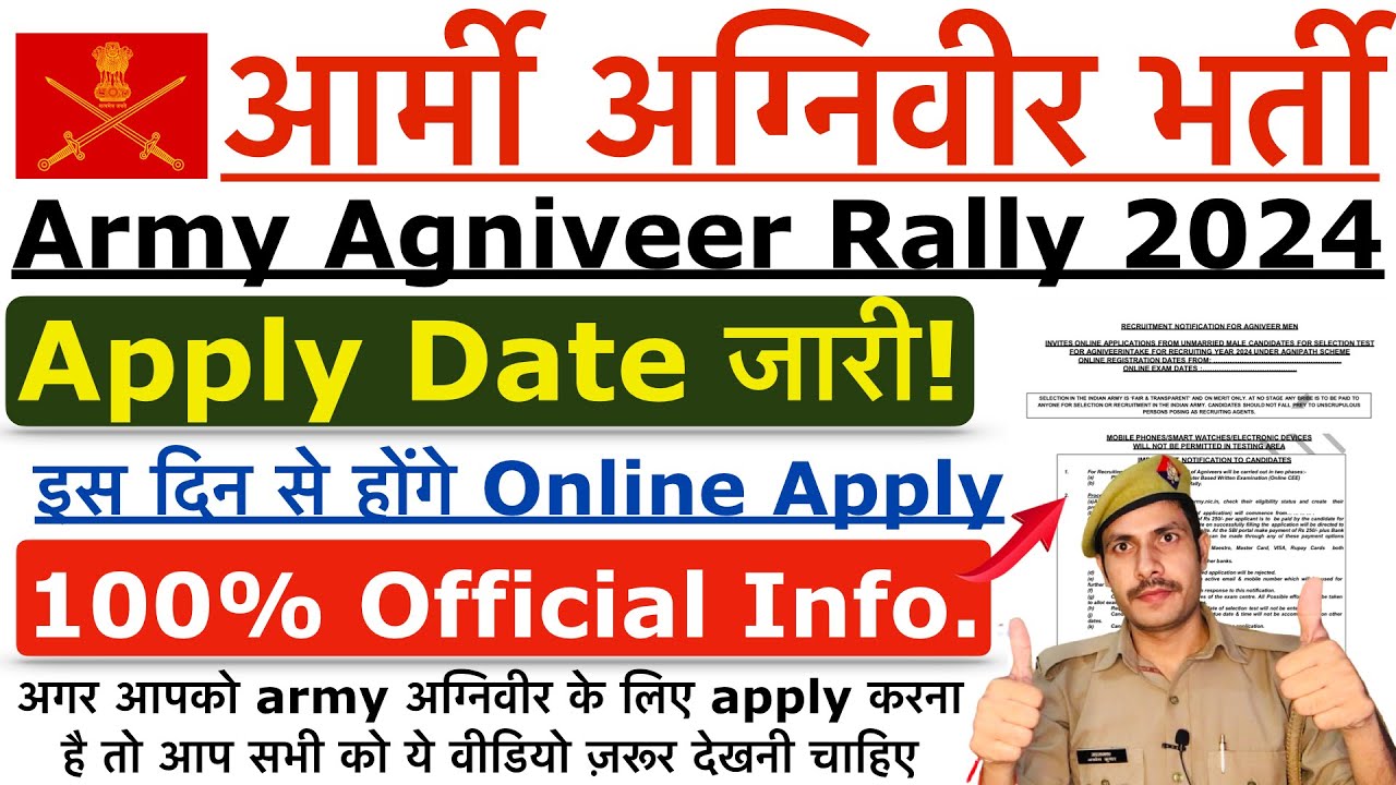 Army Agniveer CEE Online Form 2024