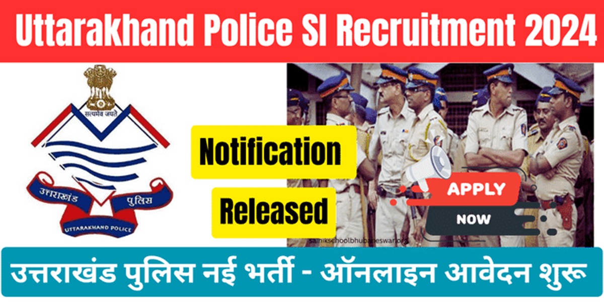 UKPSC Uttarakhand Police Sub Inspector Online Form 2024